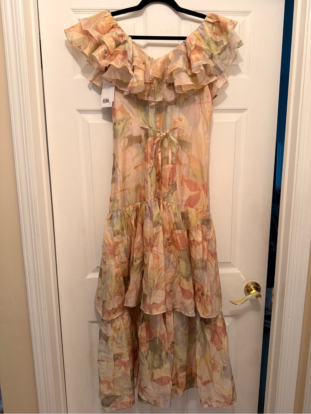 NEW! & Other Stories - Cascading Ruffle Floral Maxi Dress - Size 4 - Picture 3 of 6